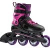 Rollerblade Fury Adjustable Kids Skates - Black/Pink -Sports Scooter Shop rollerblade fury adjustable kids skates black pink