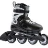 Rollerblade Fury Adjustable Kids Skates - Black/White -Sports Scooter Shop rollerblade fury adjustable kids skates black white