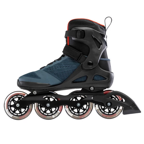 Rollerblade Macroblade 90 Mens Skates - Blue/Orange 4 Rollerblade Macroblade 90 Mens Skates - Blue/Orange - Image 2