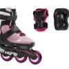 Rollerblade Microblade Adjustable Kids Skates Combo Pack - Pink/White -Sports Scooter Shop rollerblade microblade adjustable kids skates combo pack pink white 1