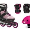 Rollerblade Microblade G Kids Skates Cube Pack - Pink/White 1 Rollerblade Microblade G Kids Skates Cube Pack - Pink/White -Sports Scooter Shop rollerblade microblade g kids skates cube pack pink white