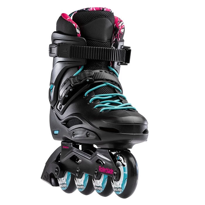 Rollerblade RB Cruiser Women's Inline Skates - Black/Aqua 5 Rollerblade RB Cruiser Women's Inline Skates - Black/Aqua - Image 3