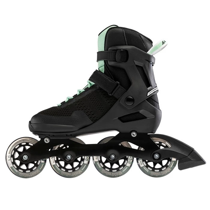 Rollerblade Spark 84 Womens Inline Skates - Black/Mint Green 4 Rollerblade Spark 84 Womens Inline Skates - Black/Mint Green - Image 2