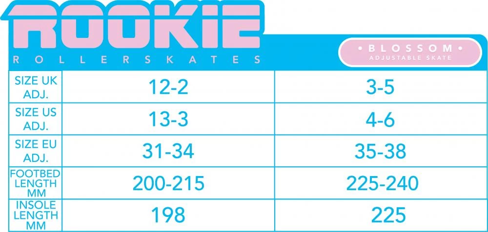 Rookie Blossom Adjustable Roller Skates 5 Rookie Blossom Adjustable Roller Skates - Image 3