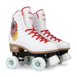 Rookie X Coca-Cola Love Roller Skates - White -Sports Scooter Shop rookie x coca cola love roller skates white pair
