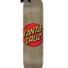 Santa Cruz Classic Dot Grey Skateboard Deck - 8.38" -Sports Scooter Shop santa cruz classic dot grey skateboard deck 8.38