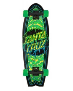 Santa Cruzer Toxic Dot Shark Cruiser Skateboard - 27.7"