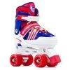 SFR Spectra Adjustable Roller Skates - Blue/Red -Sports Scooter Shop sfr spectra adjustable roller skates blue red