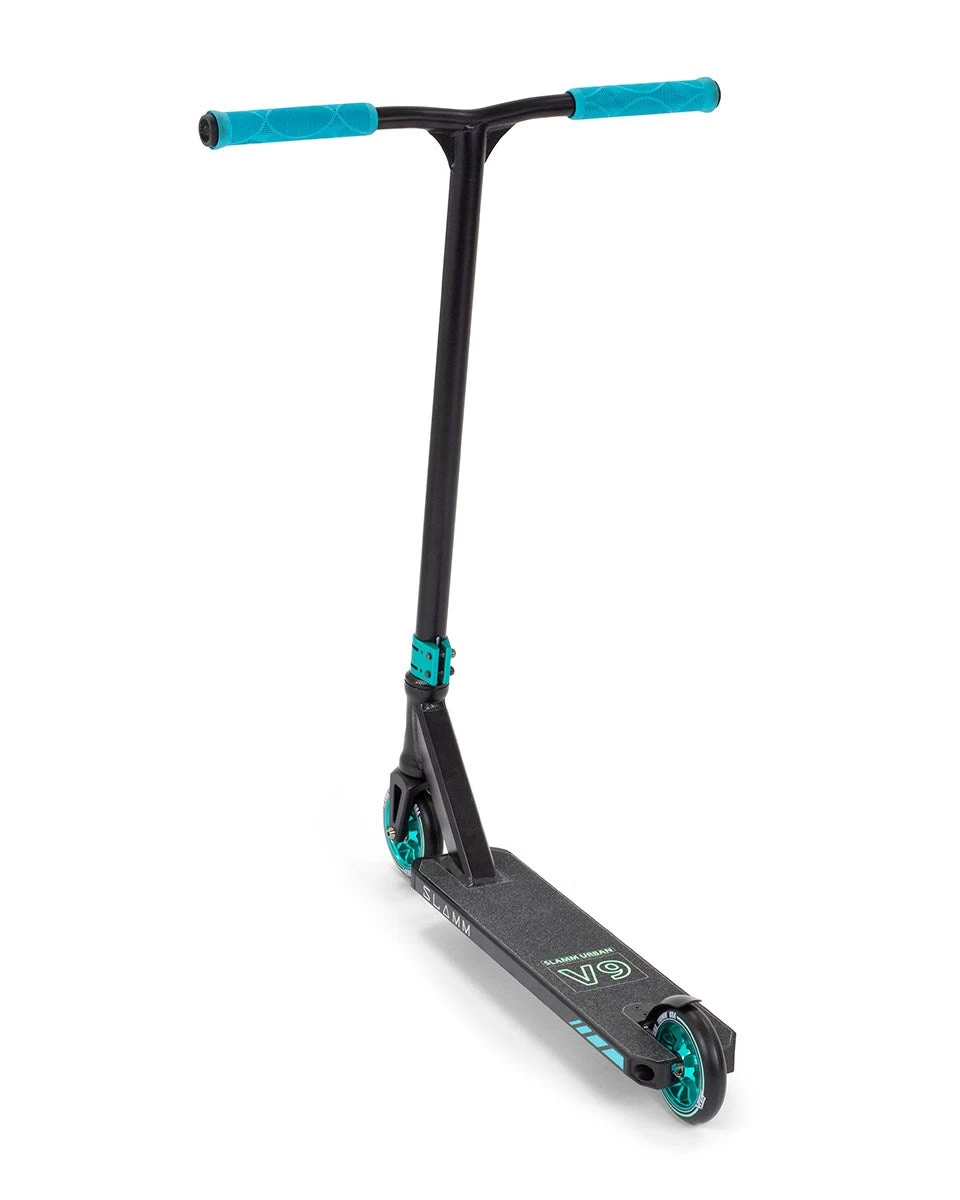 Slamm Urban V9 Stunt Scooter - Black/Teal 4 Slamm Urban V9 Stunt Scooter - Black/Teal - Image 2