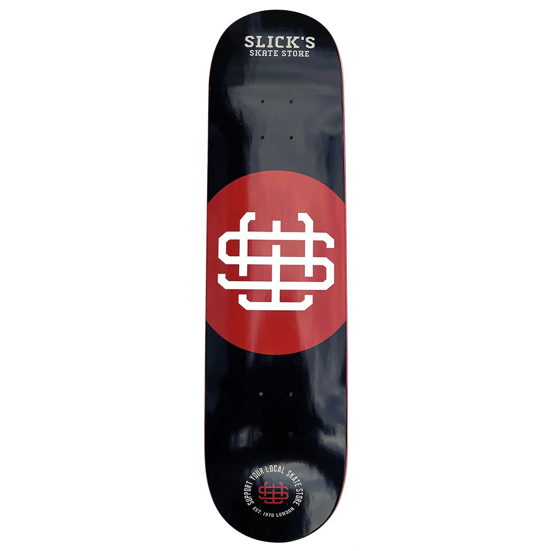 Slick's Skate Store Monogram Shop Deck - 8.0" 3 Slick's Skate Store Monogram Shop Deck - 8.0"