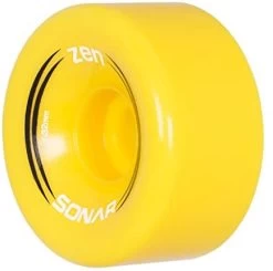 Sonar Zen Yellow Quad Roller Skate Wheels 62mm - Set Of 4