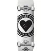The Heart Supply Badge Logo White Skateboard - 8.25"