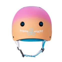 Triple 8 Sweatsaver Helmet - Sunset -Sports Scooter Shop triple 8 sweatsaver helmet sunset back