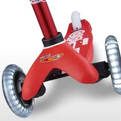 Mini Micro Deluxe LED Scooter - Red -Sports Scooter Shop z4zQnqWP